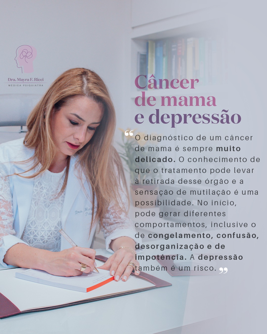 câncer de mama e depressão